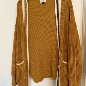 Mustard Yellow Knit Sweater